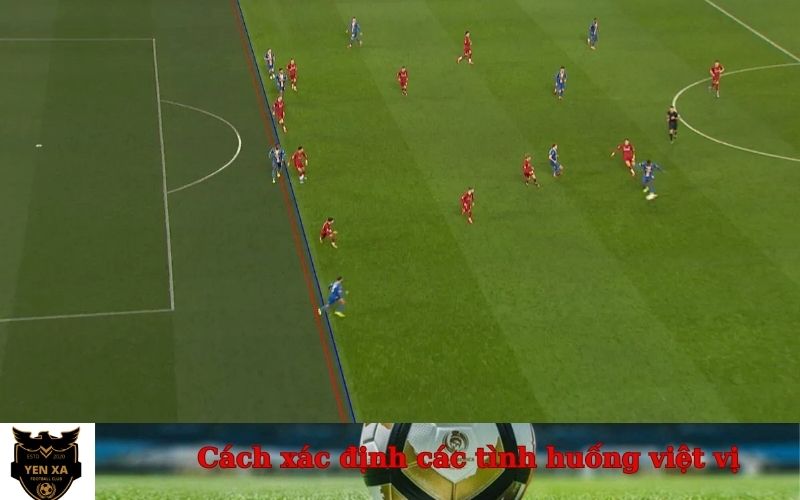 Cách xác định các tình huống việt vị